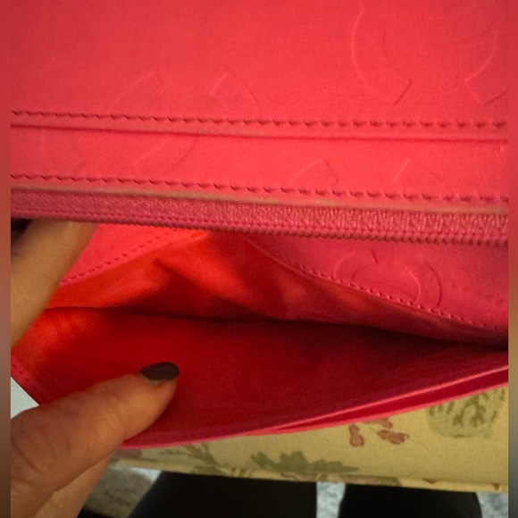 CHANEL Cambon Line Lambskin Long Bifold Wallet black/pink - Picture 5 of 12